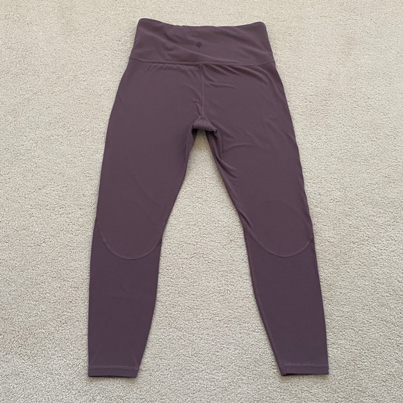 Athleta Black and Mauve Leggings 7/8 length - Picture 6 of 13